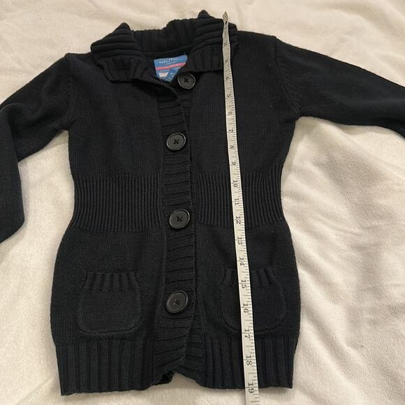 Nautica Girls School Uniform Cardigan Sweater Size Girls LG 6 - Navy - Picture 14 of 15